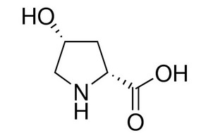 image de la molécule cis-4-Hydroxy-D-proline