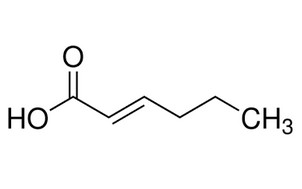 image de la molécule trans-2-Hexenoic acid